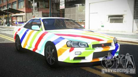 Nissan Skyline R34 PNZ S1 для GTA 4