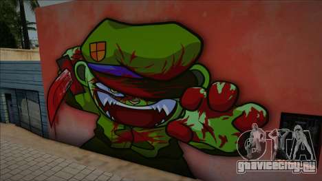 Mural Fliqpy Bloody для GTA San Andreas
