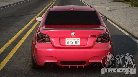 BMW M5 E60 Red для GTA San Andreas