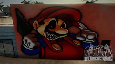 Mural Super Horror Mario для GTA San Andreas