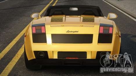 Lamborghini Gallardo Cab для GTA San Andreas