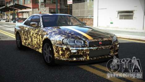 Nissan Skyline R34 PNZ S10 для GTA 4