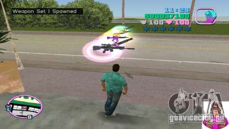 Spawn All Weapons для GTA Vice City
