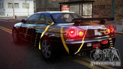 Nissan Skyline R34 PNZ S14 для GTA 4