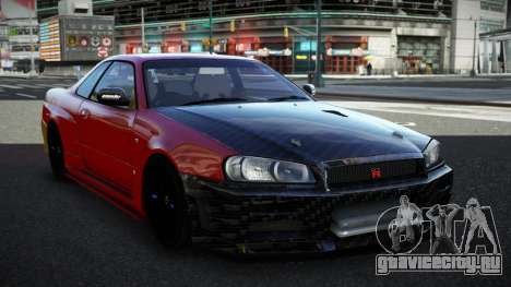 Nissan Skyline R34 GSR для GTA 4