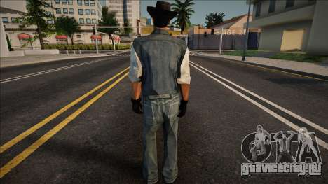 The cowboy with the scar on his face для GTA San Andreas