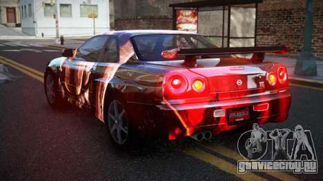 Nissan Skyline R34 PNZ S5 для GTA 4