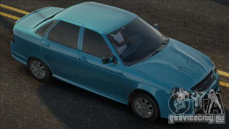 Lada Priora Blue Ver для GTA San Andreas