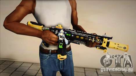 Gilded Glitter HK416 для GTA San Andreas