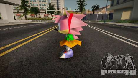 Sonic R Skin - Amy Rose для GTA San Andreas