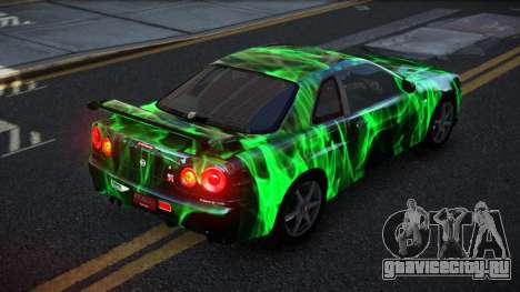 Nissan Skyline R34 PNZ S3 для GTA 4