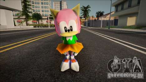 Sonic R Skin - Amy Rose для GTA San Andreas