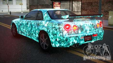 Nissan Skyline R34 PNZ S11 для GTA 4