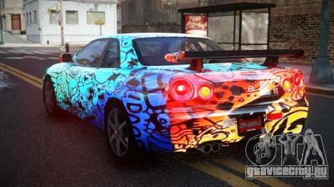 Nissan Skyline R34 PNZ S12 для GTA 4