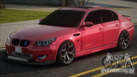 BMW M5 E60 Red для GTA San Andreas