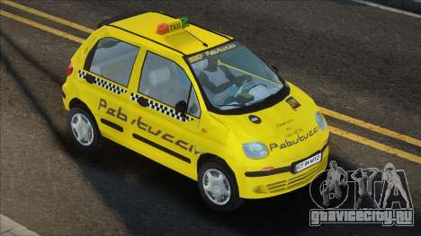 Daewoo Matiz Taxi Yellow для GTA San Andreas