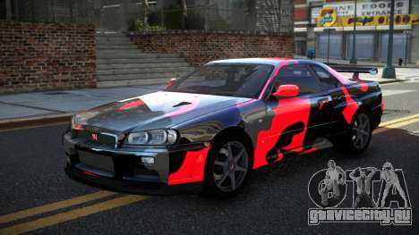 Nissan Skyline R34 PNZ S7 для GTA 4