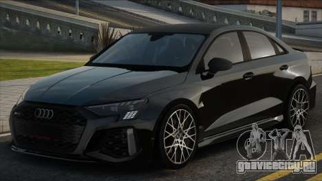 Audi RS3 2023 Blek для GTA San Andreas