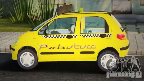 Daewoo Matiz Taxi Yellow для GTA San Andreas