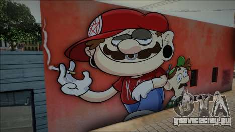 Mural Day Out Mario для GTA San Andreas
