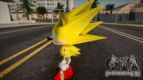 Sonic R Skin - Super Sonic для GTA San Andreas