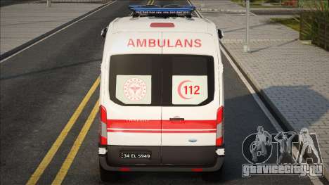 Ford Transit Ambulans V1 для GTA San Andreas