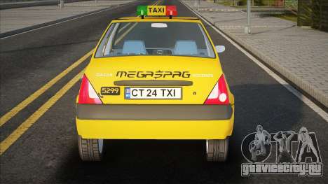 Dacia Solenza Taxi Yellow для GTA San Andreas