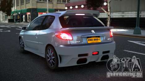 Peugeot 206 SHR для GTA 4