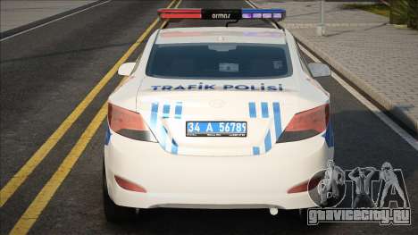 Hyundai Accent Blue Trafik Polis для GTA San Andreas