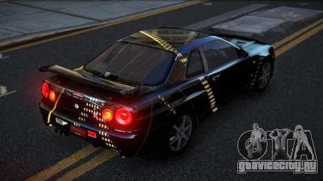 Nissan Skyline R34 PNZ S14 для GTA 4