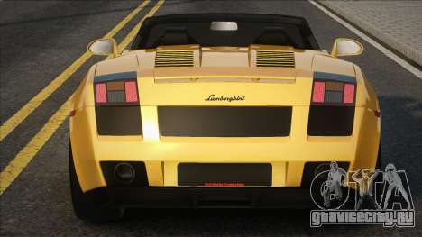 Lamborghini Gallardo Cabrio для GTA San Andreas