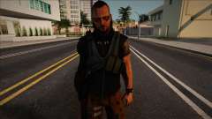 Ben Saxon de Deus Ex: The Fall Con EXPRESIONES F для GTA San Andreas