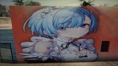 Mural Rem Rezero для GTA San Andreas