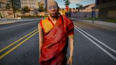 Monk Tibetan o Monje tibetano Version 2 Tunica d для GTA San Andreas
