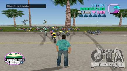 Bikes Throw для GTA Vice City