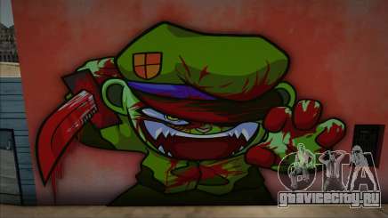 Mural Fliqpy Bloody для GTA San Andreas