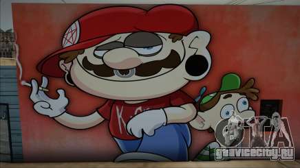 Mural Day Out Mario для GTA San Andreas