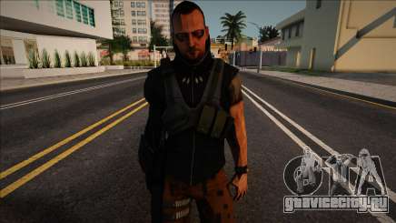 Ben Saxon de Deus Ex: The Fall Con EXPRESIONES F для GTA San Andreas