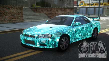 Nissan Skyline R34 PNZ S11 для GTA 4