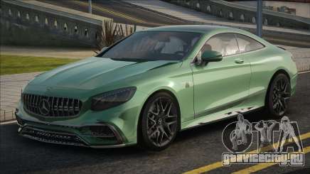 Mercedes-Benz S63 Coupe green для GTA San Andreas