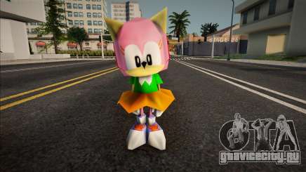 Sonic R Skin - Amy Rose для GTA San Andreas