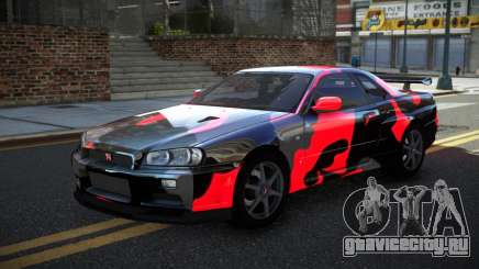 Nissan Skyline R34 PNZ S7 для GTA 4