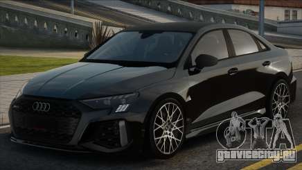 Audi RS3 2023 Blek для GTA San Andreas