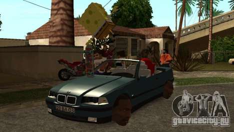 Funny Bmw E36 Cabrio для GTA San Andreas