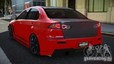 Mitsubishi Lancer Evolution X 08th для GTA 4