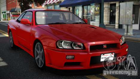 Nissan Skyline R34 GTR UL для GTA 4