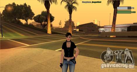 Claire Redfield Black для GTA San Andreas