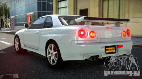 Nissan Skyline R34 GT-R NF-E для GTA 4