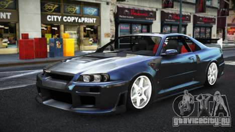 Nissan Skyline R34 TH для GTA 4