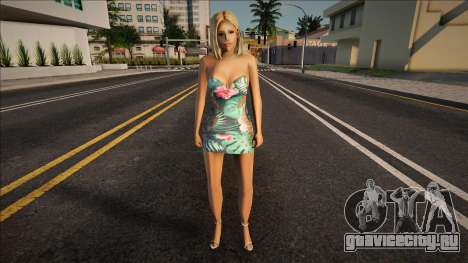 Flowers Girl Dress для GTA San Andreas